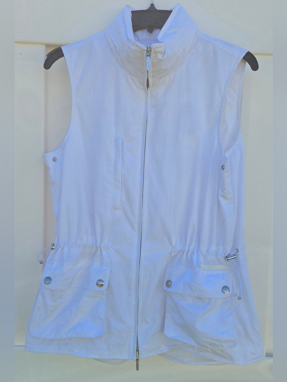 Ralph Lauren Active Women's White Sleeveless Utility Style Vest. Size Small.